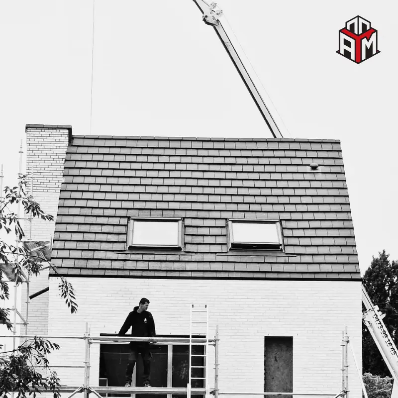 Plat dak in Wommelgem, opgeleverd